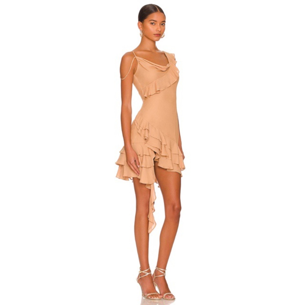 Revolve NBD Dua Midi Dress in Nude Size XS